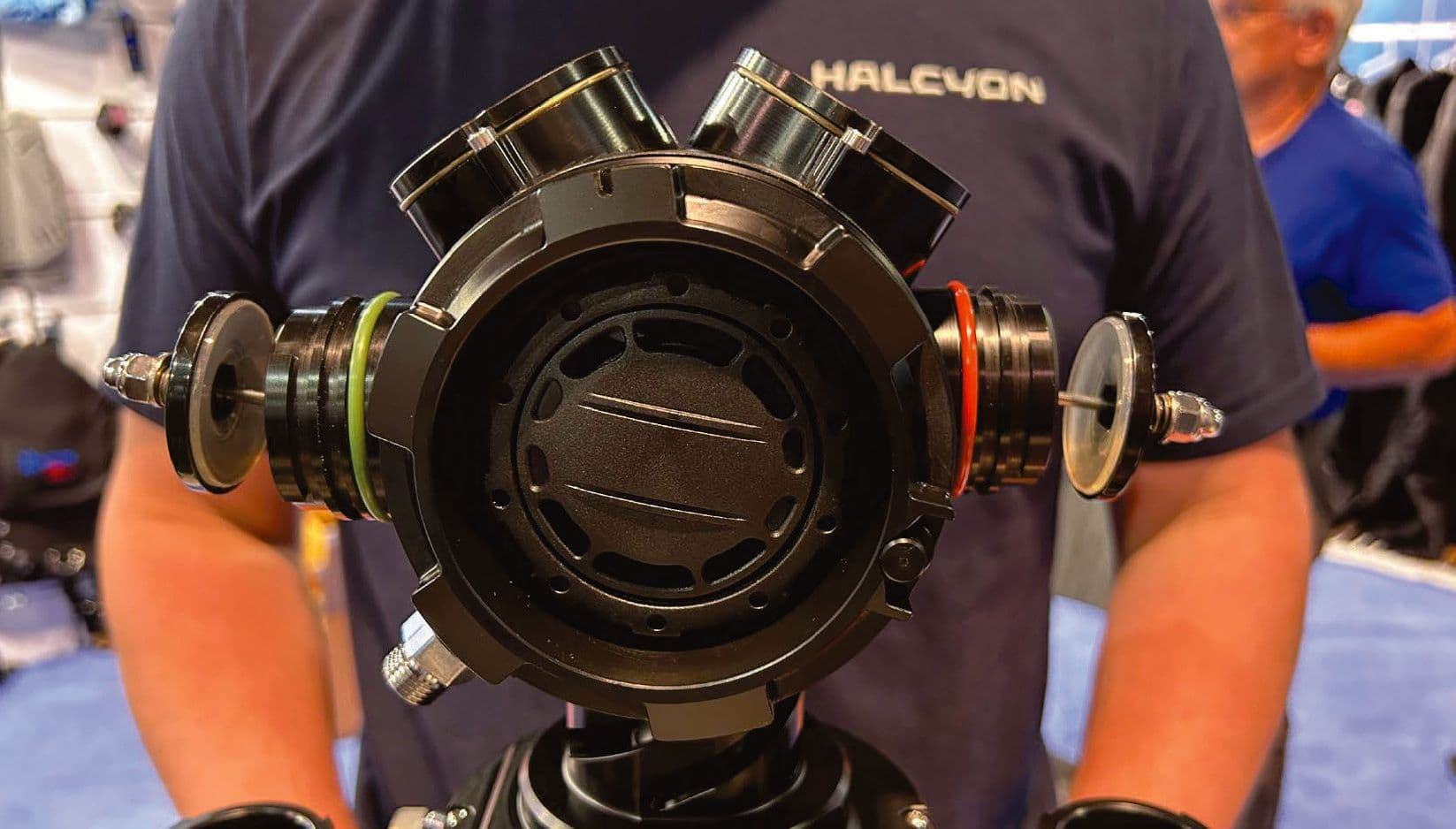 Symbios Chest Mount Rebreather unit head