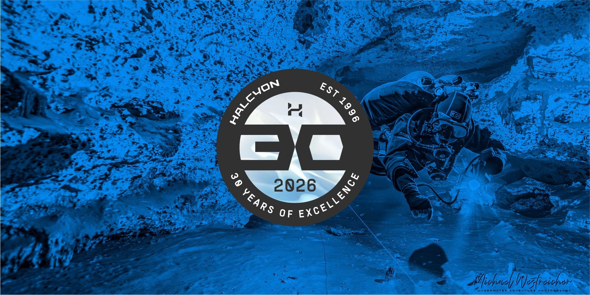 Halcyon's 30th year logo
